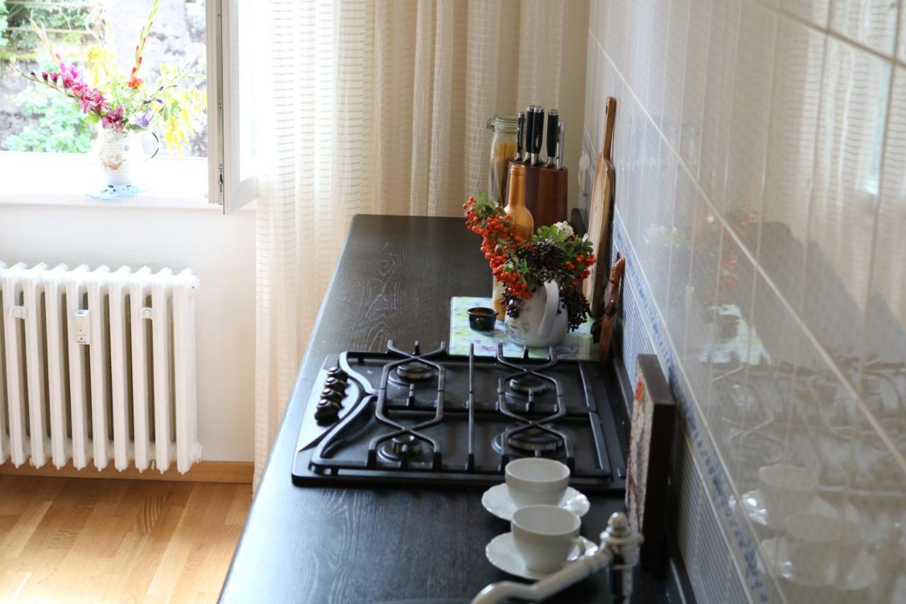 Retro Big Apartment With Two Balconies And Lift カルロヴィ・ヴァリ エクステリア 写真